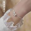 Plata S925 Plata Pura Nuevos Accesorios Campanilla Pulsera de Plata para Mujer Perlas Redondas Importadas Accesorios de Lujo Discreto de Nicho
