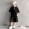 Conjunto de Camisa Polo de Manga Corta para Niños 2026 Nuevo Estilo Ropa de Verano para Niños Mayores, Conjunto Casual de Dos Piezas de Verano, Estilo Fresco