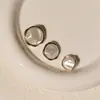Botões Pequenos Perfumados de Alta Qualidade com Diamantes, Botões de Pérola Branca, Botões para Cardigan de Lã Rosa