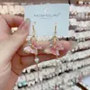 Pendientes de Gancho con Borla de Mariposa Retro Bohemio de Lujo Ligero, de Gama Alta y Elegantes, Pendientes Versátiles de Celebridad de Internet, Accesorios para Orejas Hechos a Mano