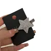Clip de Garra de Borla de Mariposa de Perla de Diamante Hueco de Fairy Hollow Verano Horquilla de Metal para el Cabello para Mujer Parte Posterior de la Cabeza Recogido Horquilla Clip para Agarrar el Cabello