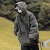 Jaqueta Xizang masculina para atividades ao ar livre estilo japonês, jaqueta de inverno para cidade montanhosa, jaqueta de trabalho masculina, jaqueta casual masculina com capuz