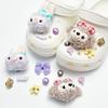 Hebilla Creativa de Zapato de Dibujos Animados Navideños Adecuada para Zuecos Flor de Zapato Reno Muñeco de Nieve DIY Accesorios Desmontables Hebilla Decorativa