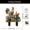 Colección de Estacas Acrílicas para Jardín Transfronterizas Los Más Vendidos en Amazon Adornos para Patio Exterior Accesorios de Decoración de Escenas