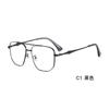Gafas de sol retro de lujo con doble haz de luz y montura poligonal grande que muestran el rostro, espejo pequeño, venta al por mayor de Danyang