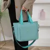 Bolsa feminina de nicho de luxo leve, bolsa transversal de grande capacidade para o dia a dia, bolsa de ombro e transversal de nylon