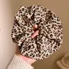 Anillo para el cabello con forma de leopardo retro para mujer, con forma de cola de caballo y cabeza esférica, banda de goma elástica alta que no daña el cabello, venta al por mayor