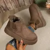 Otoño 2026 Nuevo Talla Grande Botas Casuales Cómodas para Mujer Estilo Europeo y Americano Modernas para Exteriores Talla Única