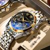 Reloj suizo nuevo para hombre resistente al agua luminoso reloj de cuarzo reloj explosiones hombres en vivo comercio exterior una generación de cabello