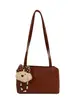 Nova bolsa de axila de nicho de alta qualidade para mulheres no comércio exterior transfronteiriço, bolsa quadrada pequena texturizada, simples e fashion, bolsa de ombro para o dia a dia