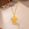 Collar Colgante Ábaco Caizi Moda Femenina Nuevo Diseño Chino de Nicho Cadena para Clavícula Colgante Xiangyun Regalo para Novia
