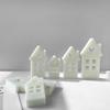 Jiahuimei Casa aromaterapia vela molde de silicone DIY decoração epóxi gesso cimento Love House vela molde
