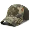 Gorra de Béisbol Táctica Camuflada Nueva Transfronteriza para Hombres, Gorra con Visera para Protección Solar al Aire Libre, Gorra de Malla Transpirable, Gorra de Montañismo para Fans Militares