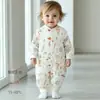 Mameluco para Bebé Delgado de Algodón Traje para Gatear de Bebé 50g Mameluco Acolchado para Recién Nacido Ropa de Bebé para Otoño e Invierno