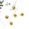 Campanita pequeña de pintura color caramelo de 14 mm, accesorios colgantes para mascotas, accesorios para llavero hechos a mano DIY, fabricantes, venta al por mayor