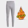 Pantalones gruesos de invierno para hombre, leggings ajustados y cómodos, resistentes al frío y con forro polar, capa base talla grande, pantalones de otoño, pantalones cálidos para hombre