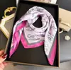 Bufanda Impresa Estilo Coreano Divertida de Carrusel, Similar a la Seda, Chal de Alta Gama, Bufanda para el Cuello de Protección Solar, Pañuelo para la Cabeza, Bufanda
