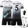 2425 Real Madrid Edición Especial Dragón Azul Patrón de Dragón Blanco Traje de Fútbol No.9 Mbappe 5 Bellingham 7 Vinicus
