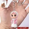 Pingente Pendente Cruzado Novo Estilo Transfronteiriço 2D Plano Menininha Chaveiro Acrílico Pingente Mochila Telefone Bolsa de Ginástica Mala Pendurar