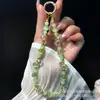 Cordón para Teléfono de Vidrio de Cristal con Cuentas de Colores, Cadena de Teléfono con Cuentas Hecha a Mano, Estilo Corto, Nuevo Estilo Chino, Cadena Simple, Venta al por Mayor