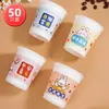 Taza de Aviación Vasos Desechables Grado Alimenticio PP Plástico Duro Espesado Vaso Espacial Resistente a Altas Temperaturas Taza de Té Vaso para Bebidas Agua