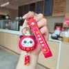 Figuritas de llavero de goma blanda de anime de dibujos animados, colgantes para mochila, accesorios para bolsos, pequeños adornos, al por mayor en stock para tiendas