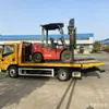 Veículo de Resgate Azul, Caminhão Guincho Jiefang Tiger V, Máquinas de Engenharia, Suporta Plataforma para Carga Pesada de 3-8 Toneladas