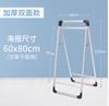 Soporte de Póster Portátil del Fabricante para Promoción en Tiendas y Supermercados, Soporte de Póster Plegable Tipo A de Aluminio de una o Doble Cara