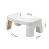 Taburete para Inodoro Doméstico Reposapiés Taburete para Pies Taburete para Ponerse en Cuclillas Taburete para Pies Infantil Asiento de Inodoro Taburete Pedal para Pies Asiento de Inodoro
