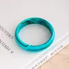 Pulsera Redonda de Acrílico Manchado Personalizada, de Moda para el Viaje Diario, Pulsera Sencilla y Versátil, Joyería con Diseño Transfronterizo Europeo y Americano