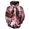 Explosiones Transfronterizas Ghost Extinction Blade Sudadera con Capucha Estampada para Hombre Anime Cuello Alto Estampado 3D Parejas Suéter para Hombre y Mujer