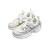 Zapatos para Niños al por Mayor Suela Ligera de Eva Blanco Puro Zapatos Deportivos para Niñas con Superficie de Cuero Transparente Zapatos para Correr para Niñas 1361