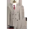Conjunto de Traje para Hombre para Primavera y Otoño, Traje de Lana de Negocios para Boda Juvenil, Esmoquin de Lujo para Novio