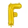 Globos de Letras en Inglés de 40 Pulgadas Papel de Aluminio Dorado Fiesta de Cumpleaños Fabricante Venta al por Mayor Globos de Letras de Papel de Aluminio para Fiesta