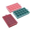 Bandejas de Hielo de Silicona Personalizadas de 15 Piezas y 24 Piezas con Tapas, Cajas de Almacenamiento de Hielo de Gran Capacidad, Hieleras al Por Mayor
