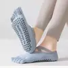 Calcetines de Yoga, Calcetines de Pilates, Calcetines Profesionales Antideslizantes de Cinco Dedos para Mujer, Calcetines de Algodón Puro para Deportes de Interior, Fitness, Verano y Otoño para Mujer