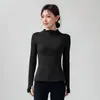 Ropa de Yoga para Otoño e Invierno, Tops Deportivos Cálidos con Forro Polar, Chaquetas Ajustadas de Manga Larga, Ropa para Correr y Entrenamiento, Ropa de Fitness