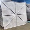 Sitio de Construcción de Guangzhou Construcción Aluminio Perforado Red de Andamio Trepador Edificio de Fábrica Protección Contra Caídas Marco Exterior Red de Andamio Trepador con Forma de Arroz Valla
