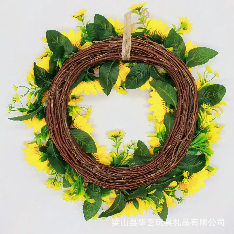壁挂花环023 向日葵