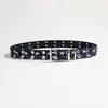 Estilo punk estrela lapela dupla cinto jeans coreano moda calças decorativas cinto de milho feminino em estoque atacado