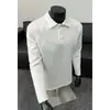 Camiseta de hombre de estilo hongkonés, moderna y de corte holgado, adecuada para adolescentes, casual y versátil, de manga larga, nueva colección primavera/otoño, perfecta como capa interior o camiseta básica