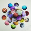 Novos Adesivos Transparentes Coloridos da Série Planeta Espacial com 56 Peças Material PET Adesivos Decorativos de Planeta Surpreendentes e Requintados