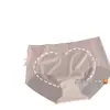 Calcinha feminina de seda gelada fina respirável justa sem costura, cor sólida simples, peça única, máscara de underwear para meninas