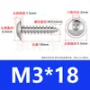 Tornillos Autorroscantes de Acero Inoxidable 304 con Cabeza Hexagonal Redonda y Arandela, Cabeza de Champiñón, Cabeza Plana Grande, Tornillos para Madera M3M4M5M6