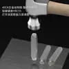 36 Piezas Alfabeto Numérico Minúscula Sello de Acero Sello de Acero para Cuero Punzón de Estampado de Letras Manualidades para Tallado de Cuero Anillo Joyería de Plata
