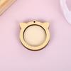 Mini Pequeño Bordado Bordado Elástico Marco de Bordado Círculo Colgante de Madera de Comercio Exterior Joyería Colgante de Bordado Hecho a Mano Manualidades DIY