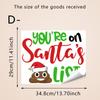 Pegatinas de Bolas de Navidad Coloridas Letras de Corona de Navidad Slogans para Baño Decoración Festiva Pegatinas para Inodoro