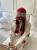 Nuevo Gorro de Punto Versátil Estilo Étnico Otoño e Invierno 2025 para Mujer, Resistente al Frío, Cálido, Protector de Orejas, Cubre-Cabeza, Gorro Lei Feng, Moderno