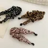 Pinza de Plátano Fruncida con Estampado de Leopardo y Lunares Vintage con un Toque de Lujo, Pinza Vertical para Retorcer la Cola de Caballo, Horquilla Horizontal para Dar Volumen en la Parte Posterior de la Cabeza