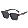 Gafas de sol decorativas con diseño de uñas beige, montura pequeña, estilo europeo y americano, para mujer, estilo callejero, gafas de sol de moda, gafas transfronterizas